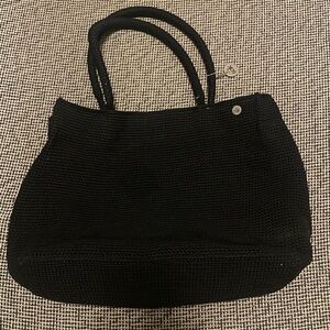 The Sak Black Knit Tote Bag